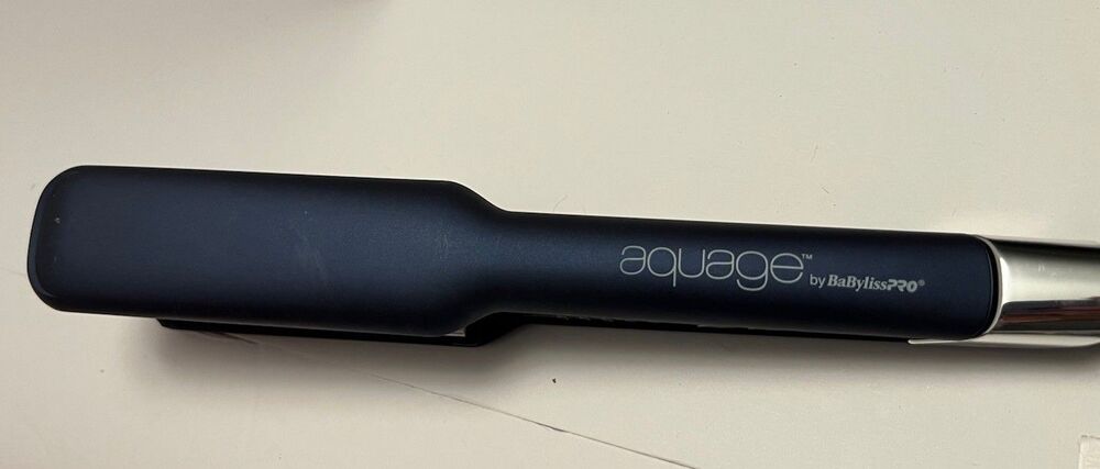 BABYLISS PRO Aquage Sleek Hair Straightening Tool 1.5 inch Excellent Condition
